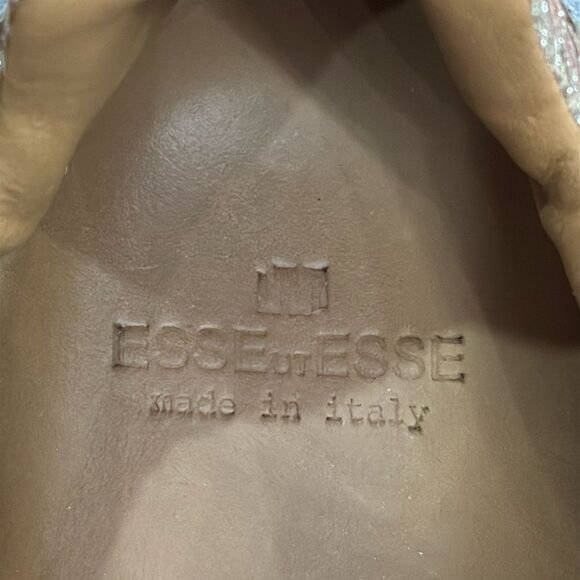 Esseutesse Baby Blue Suede Fringe Cyan Sneaker size 40 - Picture 10 of 10